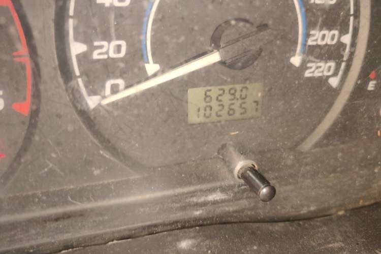 Used JMC Transit  Odometer Close Up