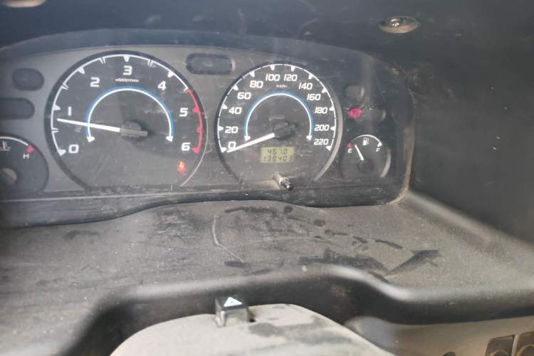 Used JMC Transit  Odometer Close Up