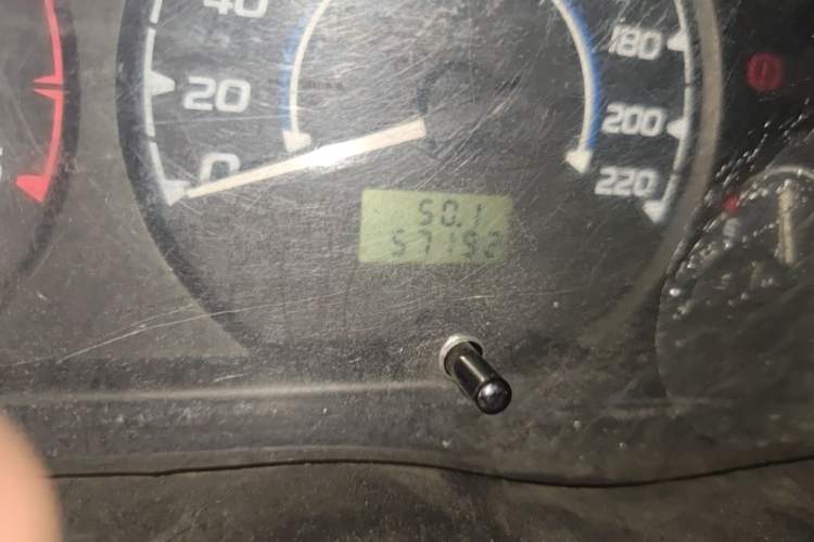 Used JMC Transit  Odometer Close Up