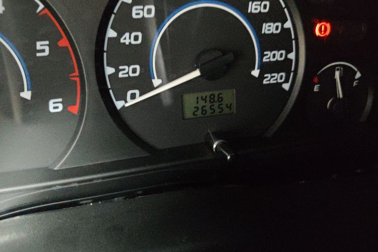 Used JMC Transit  Odometer Close Up