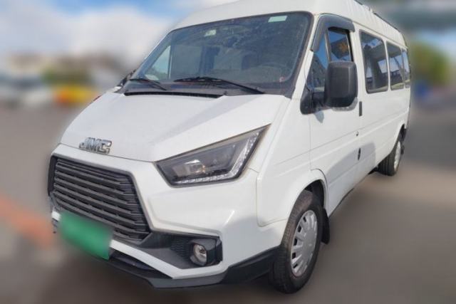 Used JMC Transit 2019 2.8T Commercial Version Long Wheelbase Mid-Roof 6-Seater Rear Single Tire China VI Emission Standard – JX493
