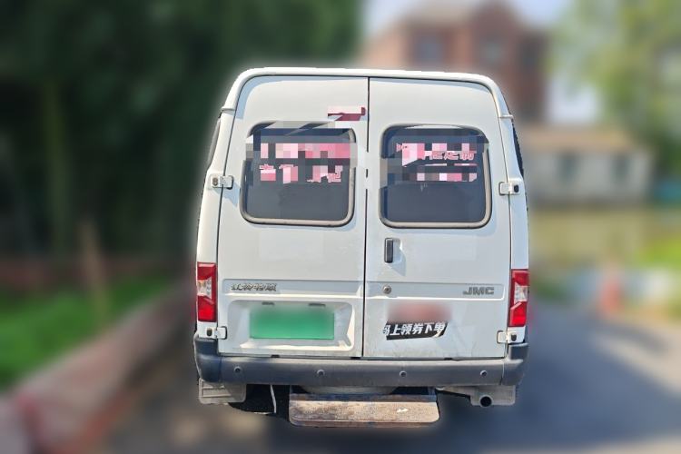 Used JMC Transit 2019 2.8T Commercial Version Short Wheelbase Mid-Roof 6-Seater China VI JX493 Rear