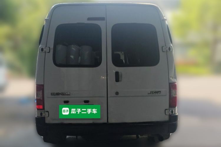 Used JMC Transit 2019 2.8T Commercial Version Long Wheelbase Mid-Roof 6-Seater Rear Single Tire China VI Emission Standard – JX493 Rear