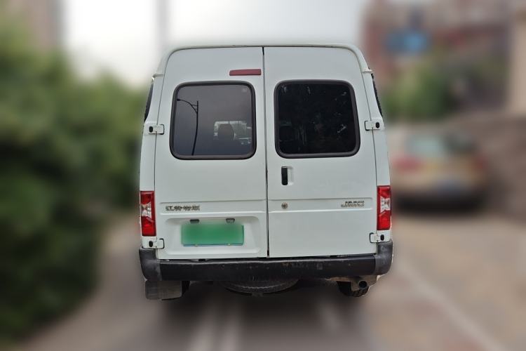 Used JMC Transit 2019 2.8T Commercial Version Long Wheelbase Mid-Roof 6-Seater Rear Single Tire China VI Emission Standard – JX493 Rear