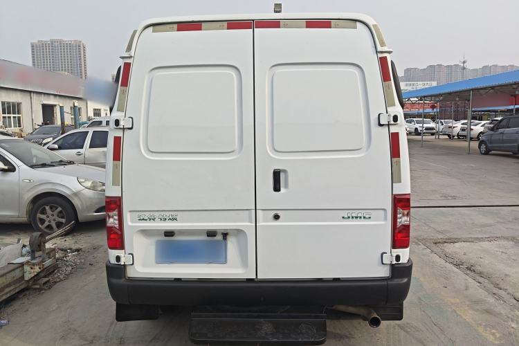 Used JMC Transit 2019 2.8T Commercial Version Short Wheelbase Mid-Roof 3-Seater China VI Standard JX493 Rear