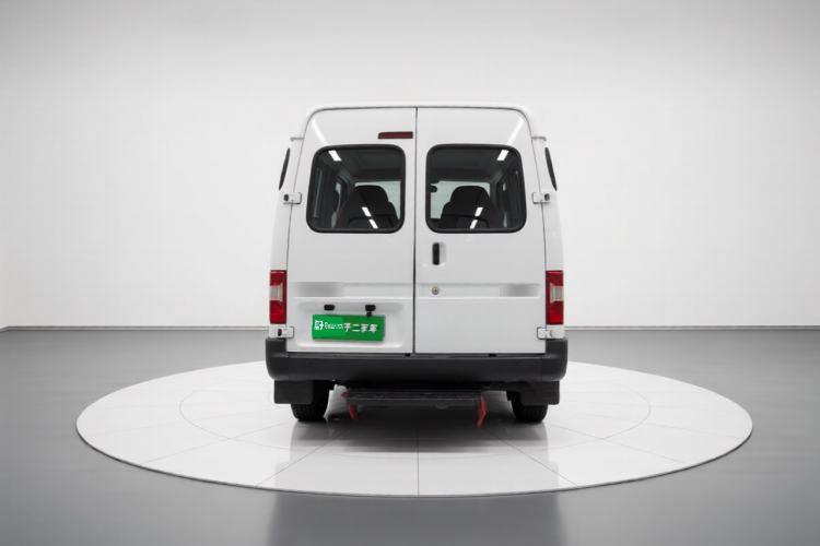 Used JMC Transit 2019 2.8T Commercial Version Long Wheelbase Mid-Roof 6-Seater Rear Single Tire China VI Emission Standard – JX493 Rear