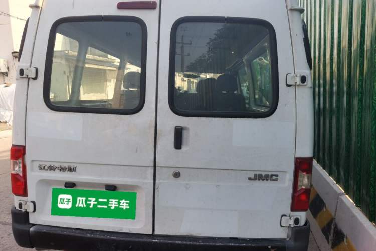 Used JMC Transit 2019 2.8T Commercial Version Long Wheelbase Mid-Roof 6-Seater Rear Single Tire China VI Emission Standard – JX493 Rear
