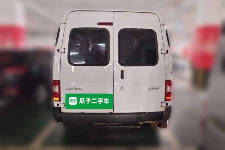 Used JMC Transit 2019 2.8T Commercial Version Short Wheelbase Mid-Roof 6-Seater China VI JX493 Rear