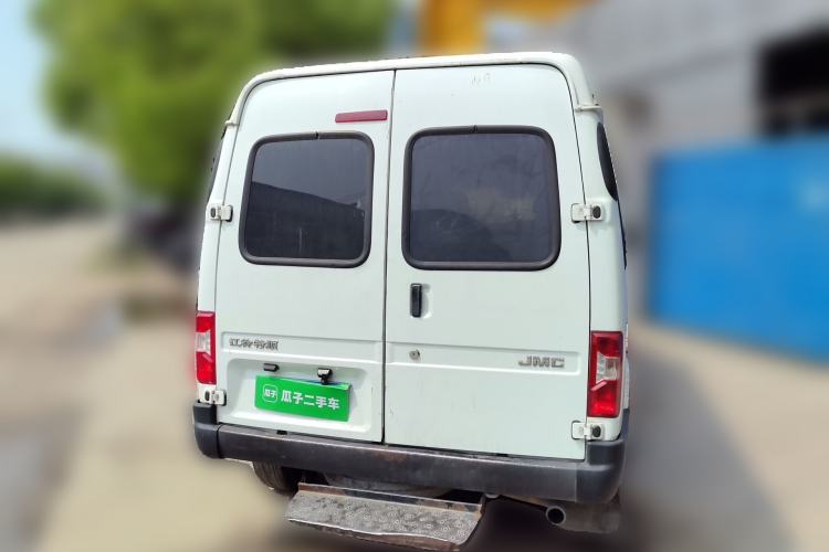 Used JMC Transit 2019 2.8T Commercial Version Long Wheelbase Mid-Roof 6-Seater Rear Single Tire China VI Emission Standard – JX493 Rear