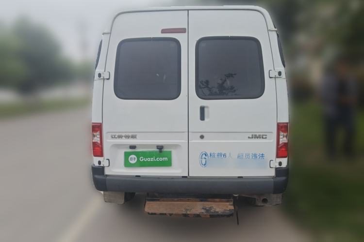 Used JMC Transit 2019 2.8T Commercial Version Long Wheelbase Mid-Roof 6-Seater Rear Single Tire China VI Emission Standard – JX493 Rear