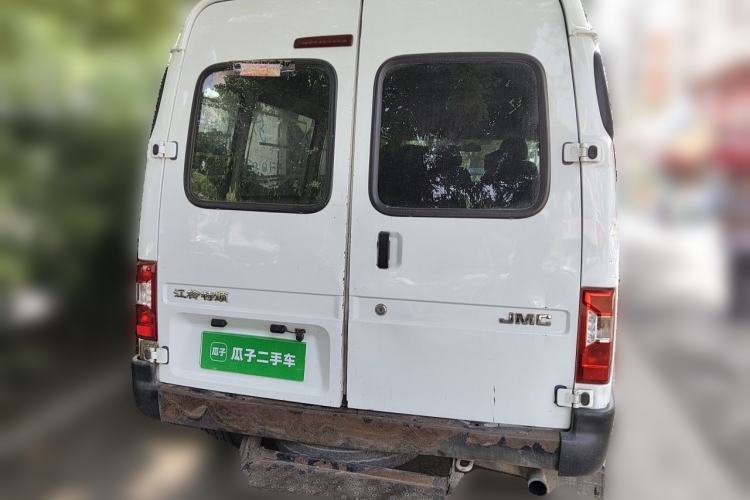 Used JMC Transit 2019 2.8T Commercial Version Long Wheelbase Mid-Roof 6-Seater Rear Single Tire China VI Emission Standard – JX493 Rear