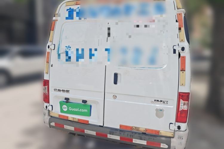 Used JMC Transit 2019 2.8T Commercial Version Short Wheelbase Mid-Roof 3-Seater China VI Standard JX493 Rear