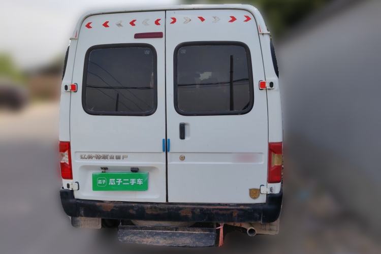 Used JMC Transit 2019 2.8T Commercial Version Long Wheelbase Mid-Roof 6-Seater Rear Single Tire China VI Emission Standard – JX493 Rear
