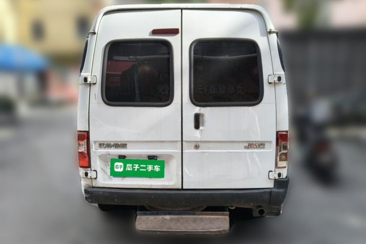 Used JMC Transit 2019 2.8T Commercial Version Long Wheelbase Mid-Roof 6-Seater Rear Single Tire China VI Emission Standard – JX493 Rear