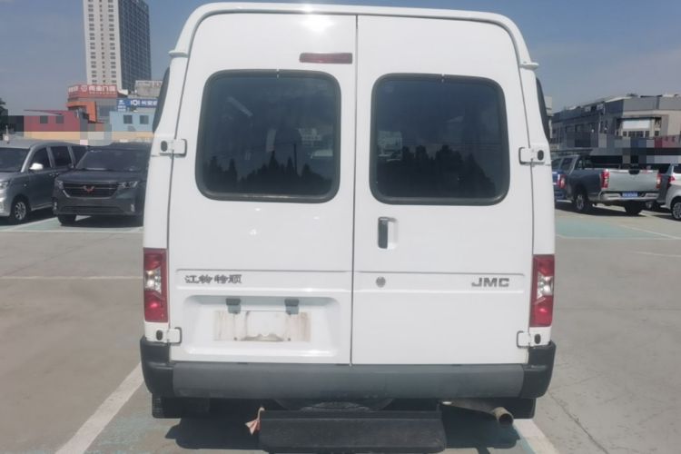 Used JMC Transit 2019 2.8T Commercial Version Short Wheelbase Mid-Roof 6-Seater China VI JX493 Rear