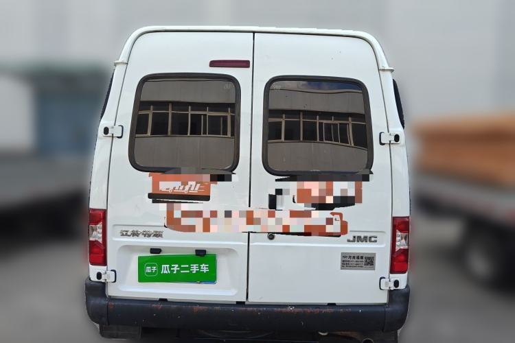Used JMC Transit 2019 2.8T Commercial Version Long Wheelbase Mid-Roof 6-Seater Rear Single Tire China VI Emission Standard – JX493 Rear