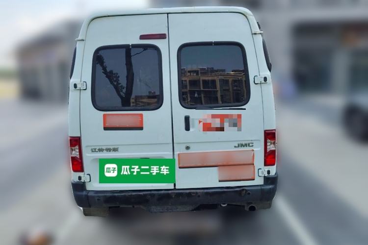Used JMC Transit 2019 2.8T Commercial Version Long Wheelbase Mid-Roof 6-Seater Rear Single Tire China VI Emission Standard – JX493 Rear
