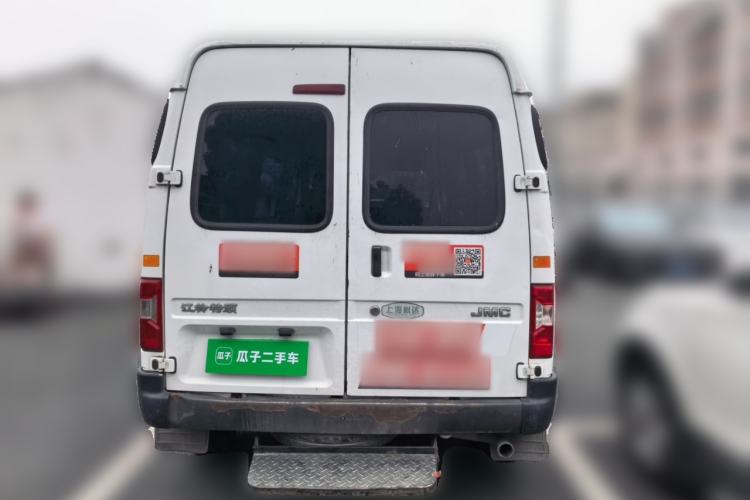 Used JMC Transit 2019 2.8T Commercial Version Long Wheelbase Mid-Roof 6-Seater Rear Single Tire China VI Emission Standard – JX493 Rear