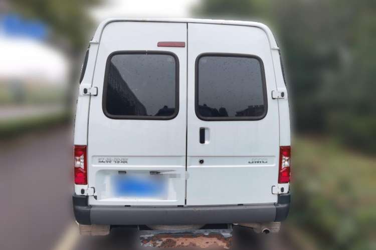 Used JMC Transit 2019 2.8T Commercial Version Short Wheelbase Mid-Roof 6-Seater China VI JX493 Rear