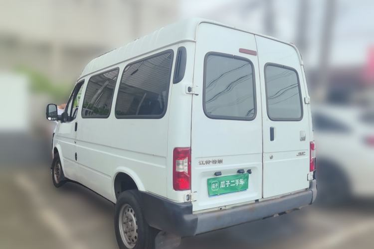 Used JMC Transit 2019 2.8T Commercial Version Short Wheelbase Mid-Roof 6-Seater China VI JX493 Rear Left 45 Deg