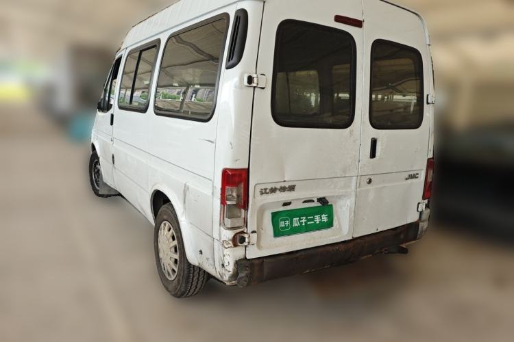 Used JMC Transit 2019 2.8T Commercial Version Short Wheelbase Mid-Roof 6-Seater China VI JX493 Rear Left 45 Deg