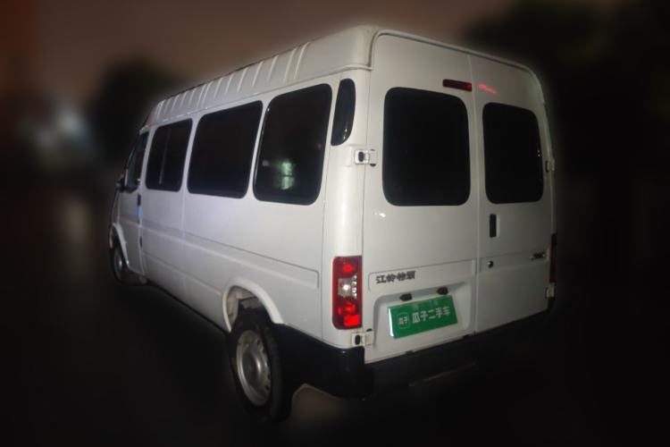 Used JMC Transit 2019 2.8T Commercial Version Long Wheelbase Mid-Roof 6-Seater Rear Single Tire China VI Emission Standard – JX493 Rear Left 45 Deg