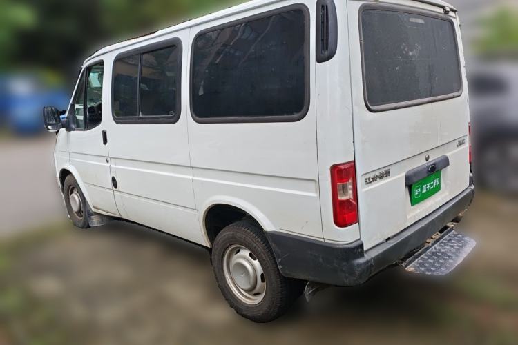 Used JMC Transit 2019 2.8T Commercial Version Short Wheelbase Mid-Roof 3-Seater China VI Standard JX493 Rear Left 45 Deg