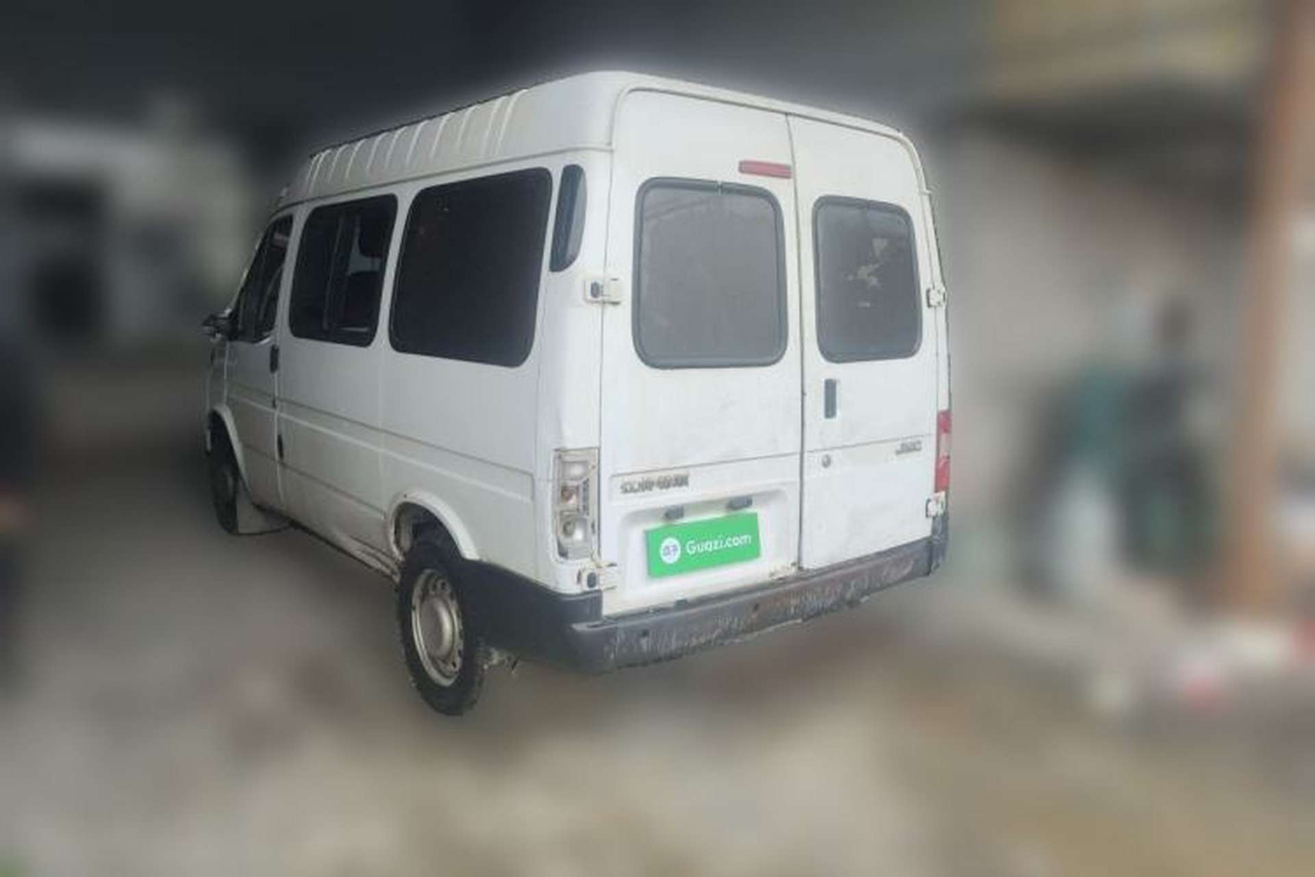 Used JMC Transit 2019 2.8T Commercial Version Short Wheelbase Mid-Roof 6-Seater China VI JX493 Rear Left 45 Deg