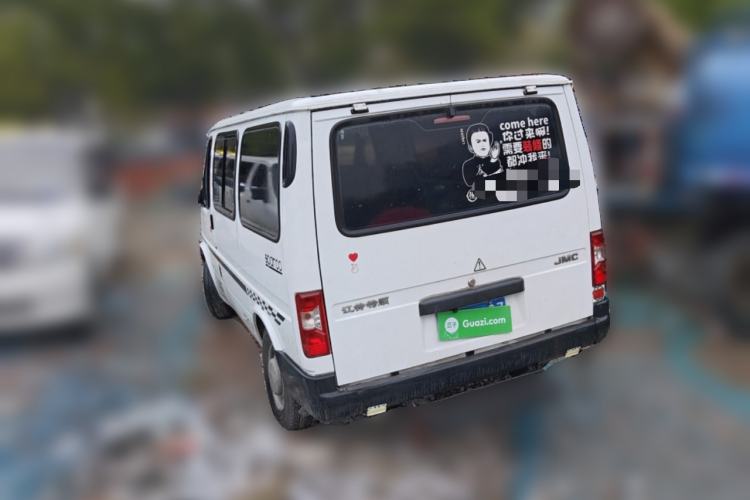 Used JMC Transit 2019 2.8T Commercial Version Short Wheelbase Low Roof 6-Seater China VI Emission Standard JX493 Rear Left 45 Deg