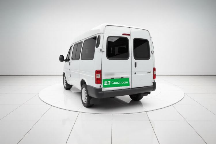 Used JMC Transit 2019 2.8T Commercial Version Short Wheelbase Mid-Roof 6-Seater China VI JX493 Rear Left 45 Deg