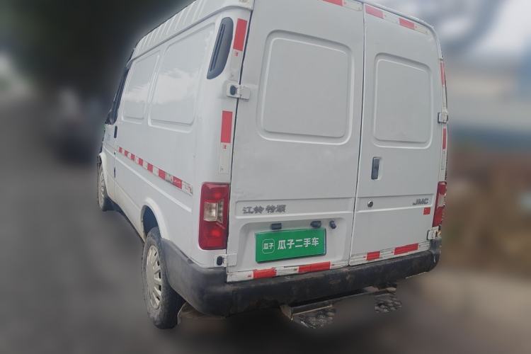 Used JMC Transit 2019 2.8T Commercial Version Short Wheelbase Mid-Roof 3-Seater China VI Standard JX493 Rear Left 45 Deg