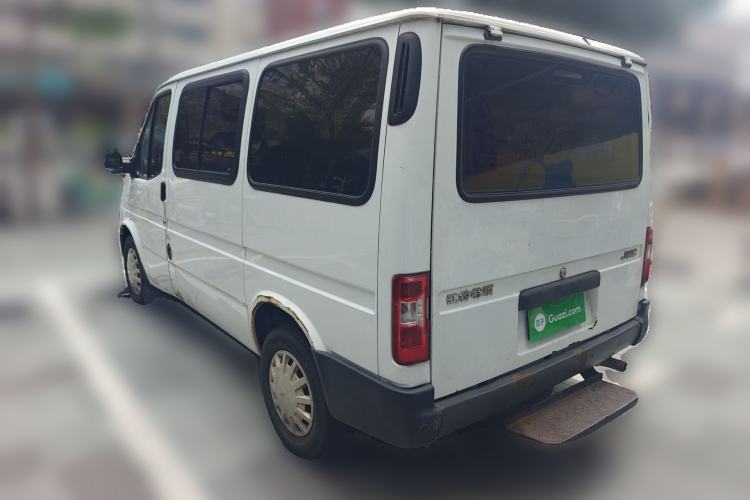 Used JMC Transit 2019 2.8T Commercial Version Short Wheelbase Low Roof 6-Seater China VI Emission Standard JX493 Rear Left 45 Deg