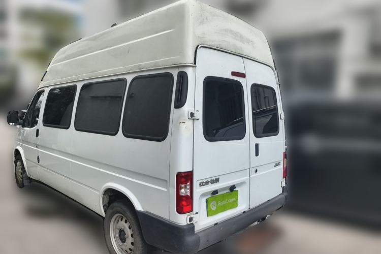 Used JMC Transit 2019 2.8T Commercial Version Long Wheelbase High Roof 6-Seater Rear Single Tire China VI Emission Standard – JX493 Rear Left 45 Deg