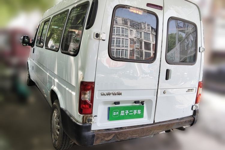 Used JMC Transit 2019 2.8T Commercial Version Long Wheelbase Mid-Roof 6-Seater Rear Single Tire China VI Emission Standard – JX493 Rear Left 45 Deg