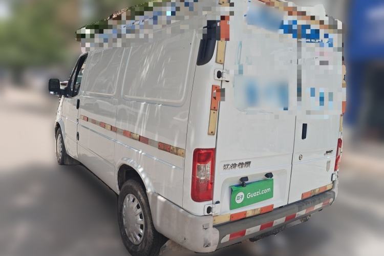 Used JMC Transit 2019 2.8T Commercial Version Short Wheelbase Mid-Roof 3-Seater China VI Standard JX493 Rear Left 45 Deg
