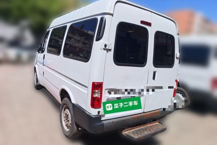 Used JMC Transit 2019 2.8T Commercial Version Intelligent Automatic Transmission Short Wheelbase Mid-Roof Design 6 Seats China VI Emission Standard – JX493 Rear Left 45 Deg