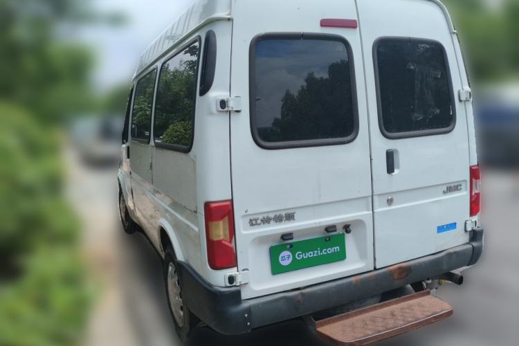 Used JMC Transit 2019 2.8T Commercial Version Short Wheelbase Mid-Roof 6-Seater China VI JX493 Rear Left 45 Deg