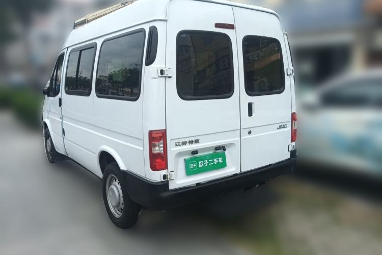 Used JMC Transit 2019 2.8T Commercial Version Short Wheelbase Mid-Roof 6-Seater China VI JX493 Rear Left 45 Deg