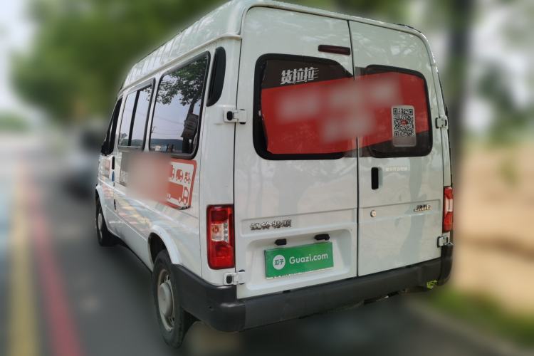 Used JMC Transit 2019 2.8T Commercial Version Short Wheelbase Mid-Roof 6-Seater China VI JX493 Rear Left 45 Deg