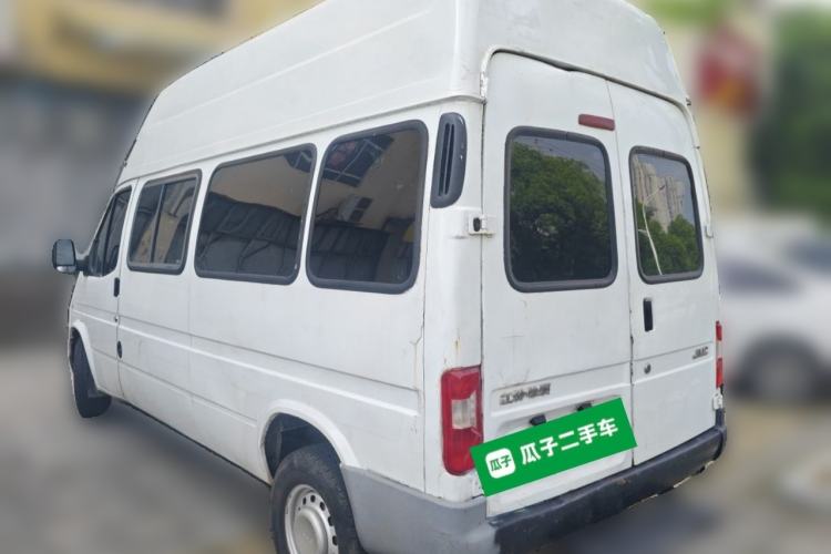 Used JMC Transit 2019 2.8T Commercial Version Long Wheelbase High Roof 6-Seater Rear Single Tire China VI Emission Standard – JX493 Rear Left 45 Deg
