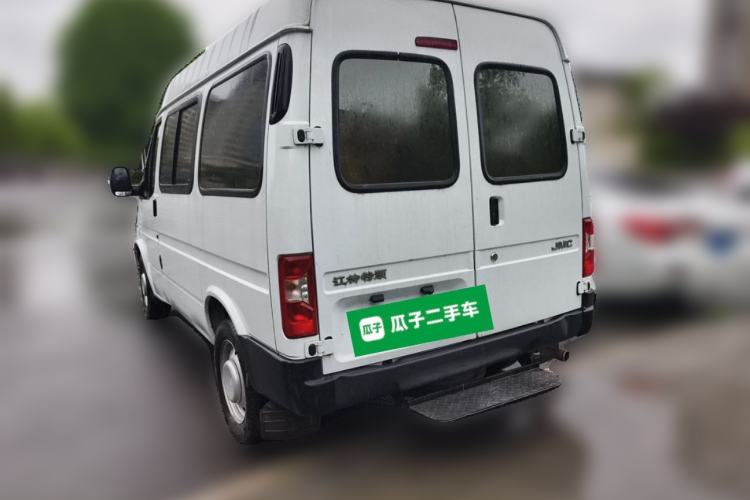 Used JMC Transit 2019 2.8T Commercial Version Short Wheelbase Mid-Roof 6-Seater China VI JX493 Rear Left 45 Deg