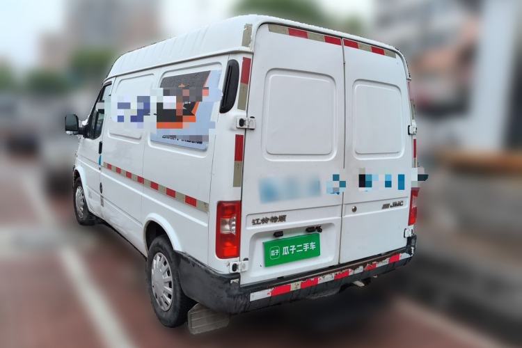 Used JMC Transit 2019 2.8T Commercial Version Short Wheelbase Mid-Roof 3-Seater China VI Standard JX493 Rear Left 45 Deg