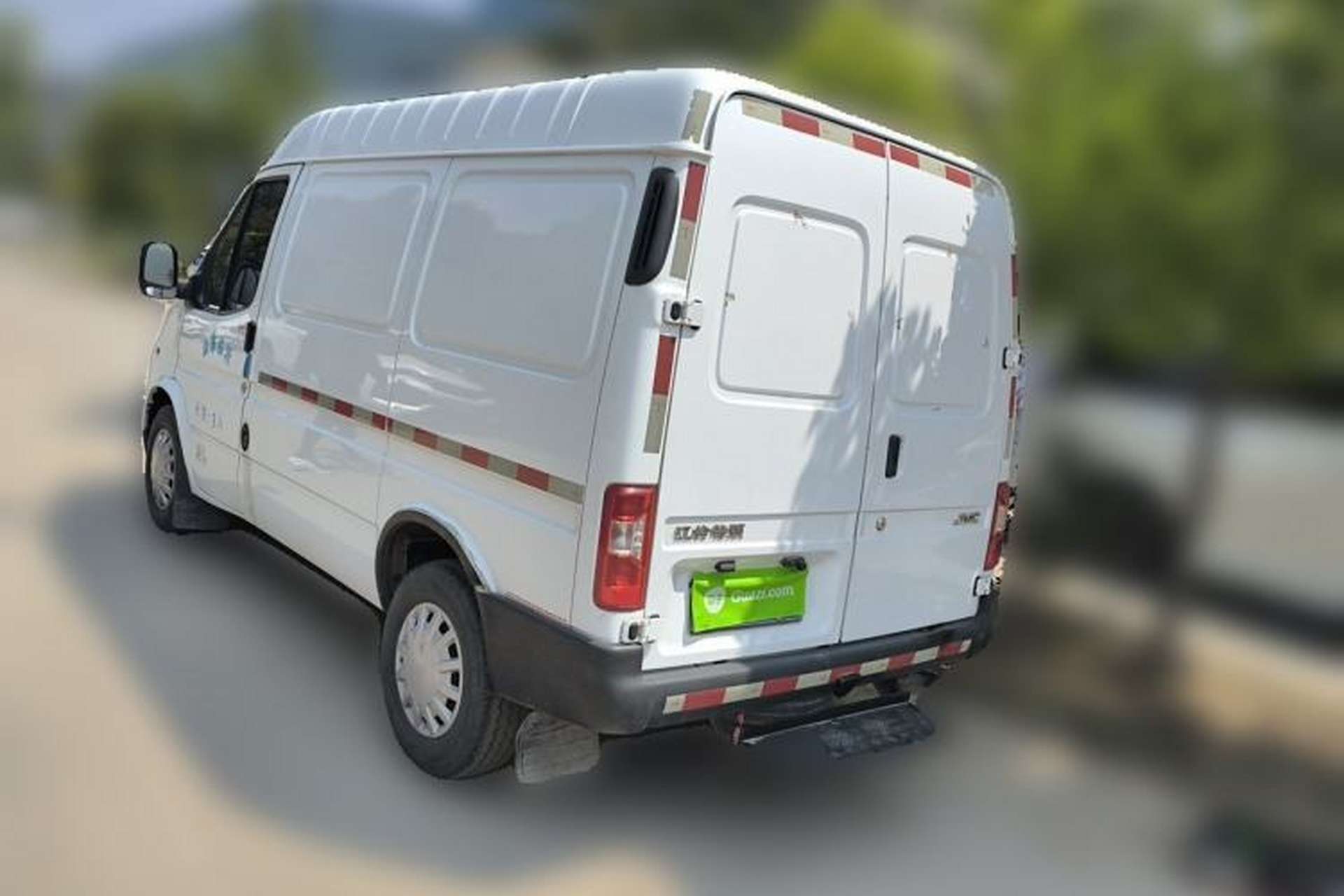 Used JMC Transit 2019 2.8T Commercial Version Short Wheelbase Mid-Roof 3-Seater China VI Standard JX493 Rear Left 45 Deg