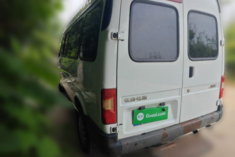 Used JMC Transit 2019 2.8T Commercial Version Long Wheelbase Mid-Roof 6-Seater Rear Single Tire China VI Emission Standard – JX493 Rear Left 45 Deg