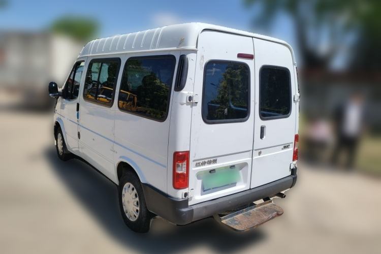 Used JMC Transit 2019 2.8T Commercial Version Short Wheelbase Mid-Roof 6-Seater China VI JX493 Rear Left 45 Deg