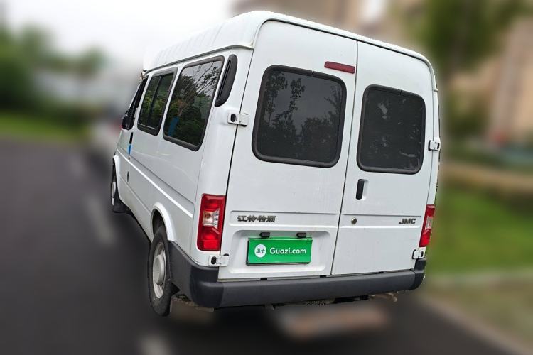 Used JMC Transit 2019 2.8T Commercial Version Short Wheelbase Mid-Roof 6-Seater China VI JX493 Rear Left 45 Deg