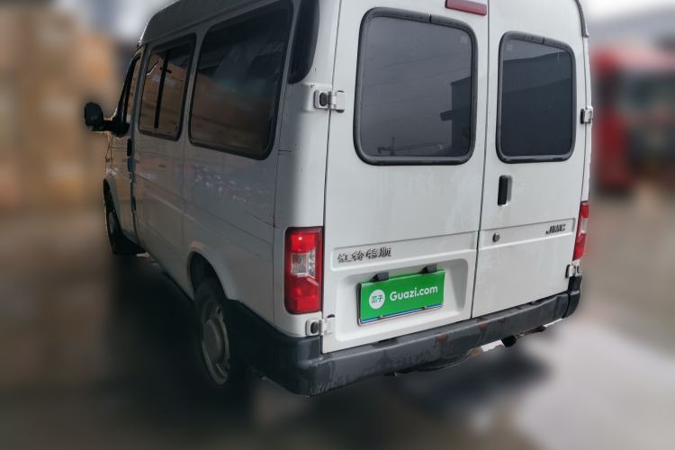 Used JMC Transit 2019 2.8T Commercial Version Short Wheelbase Mid-Roof 6-Seater China VI JX493 Rear Left 45 Deg