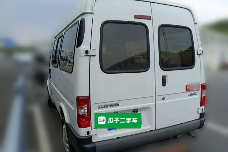 Used JMC Transit 2019 2.8T Commercial Version Short Wheelbase Mid-Roof 6-Seater China VI JX493 Rear Left 45 Deg
