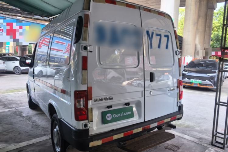 Used JMC Transit 2019 2.8T Commercial Version Short Wheelbase Mid-Roof 3-Seater China VI Standard JX493 Rear Left 45 Deg