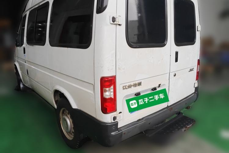 Used JMC Transit 2019 2.8T Commercial Version Short Wheelbase Mid-Roof 6-Seater China VI JX493 Rear Left 45 Deg